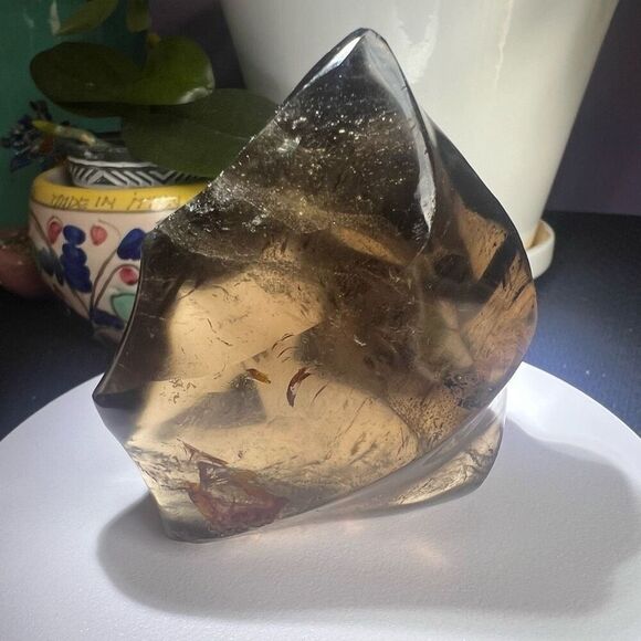 Smoky Quartz Crystal Flame - Picture 4 of 15